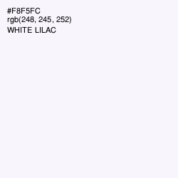 #F8F5FC - White Lilac Color Image